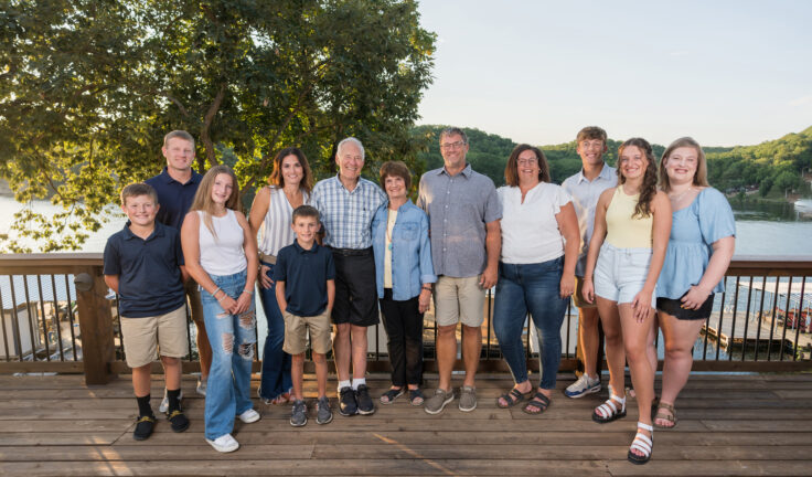Lake of the ozarks family reunion photography