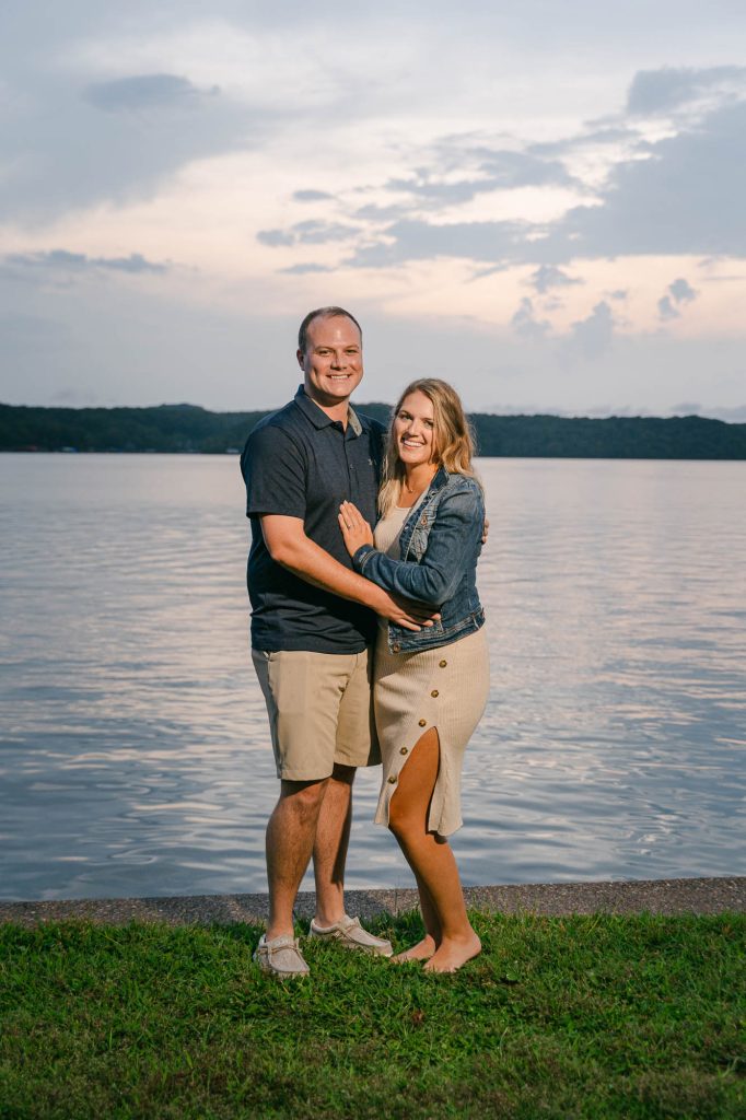 best place to propose at the Lake of the Ozarks lake house